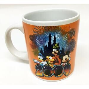Disneyana 2009 Walt Disney World Parks Character COFFEE MUG Epcot Magic Kingdom